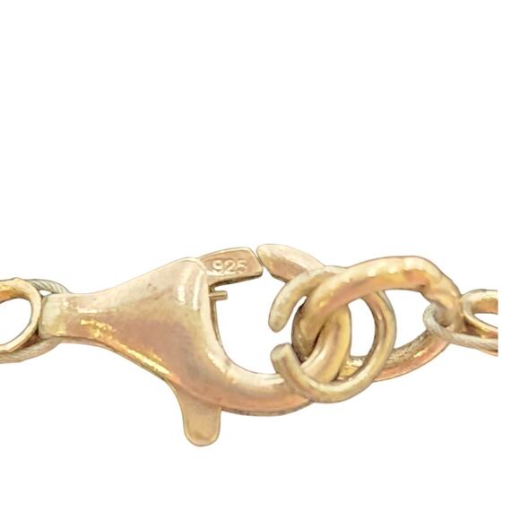 Southwestern Style Necklace Pendant Gecko Lizard Natural Stone Look 925 Clasp - Picture 6 of 9